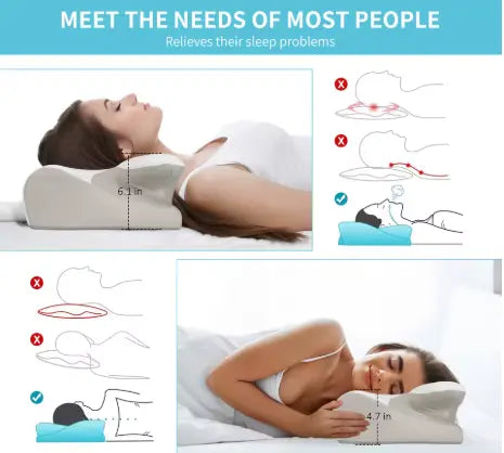 HomeIQ™ Neck Relief Pillow - 50% Off and Free Shipping